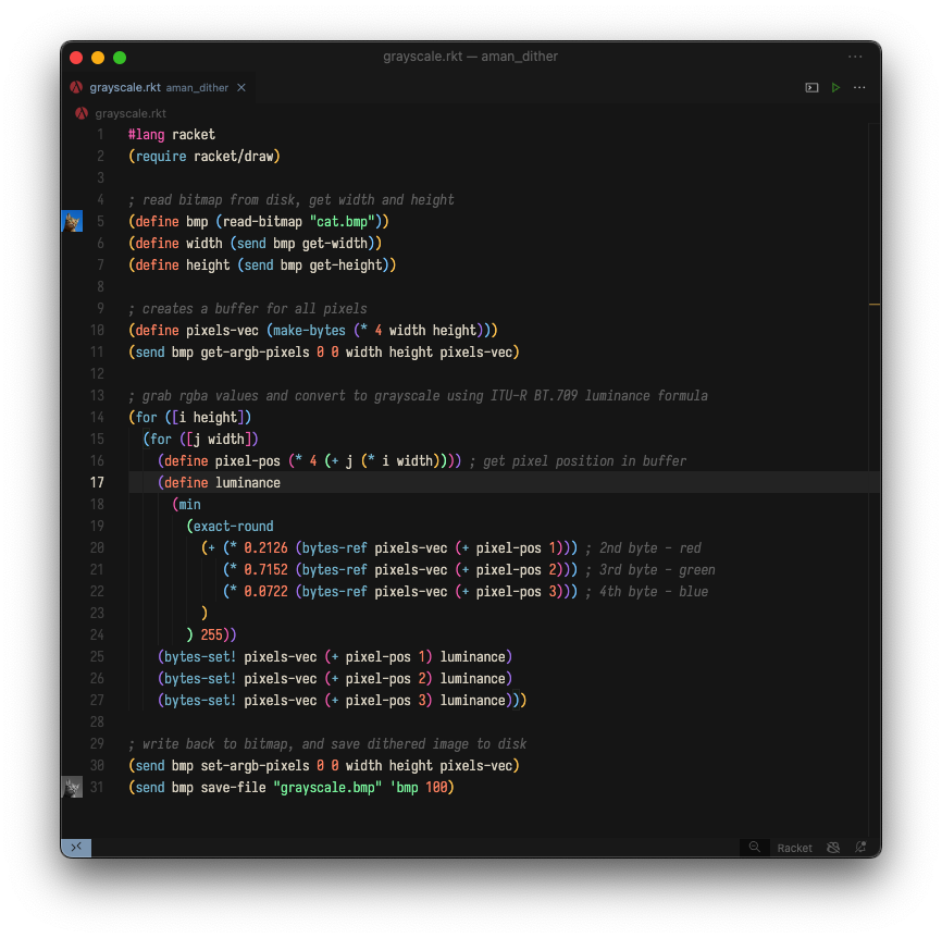 Grayscale code